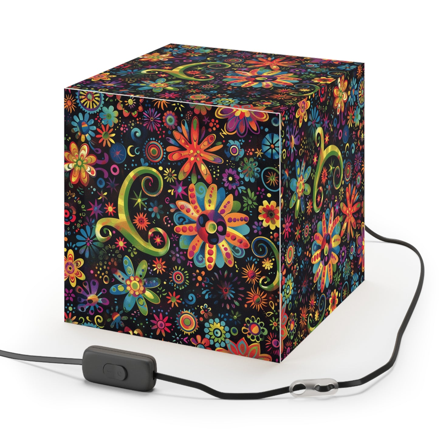 'Hippie' Seamless Patterns Relaxing Cube Light - Collection 1