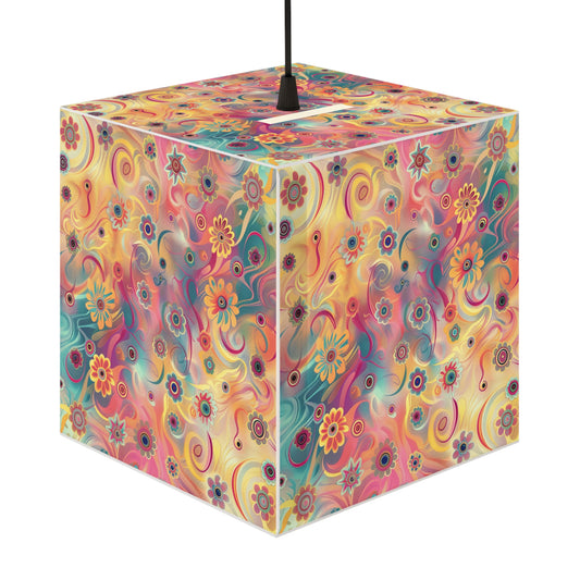 'Hippie' Seamless Patterns Relaxing Cube Light - Collection 4